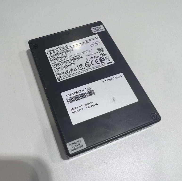 X4011A 3.8TB NVMe SSD 108-00857+E7 OTS2398 DC SN655 X90-4011A in Stock for NETAPP