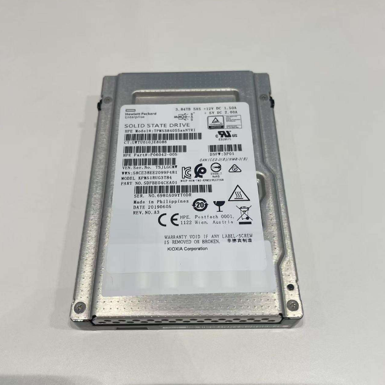 NEW P06042-005 TPM53840S5xnNTRI KPM51RUG3T84 3.84TB SAS SSD in Stock for HPE