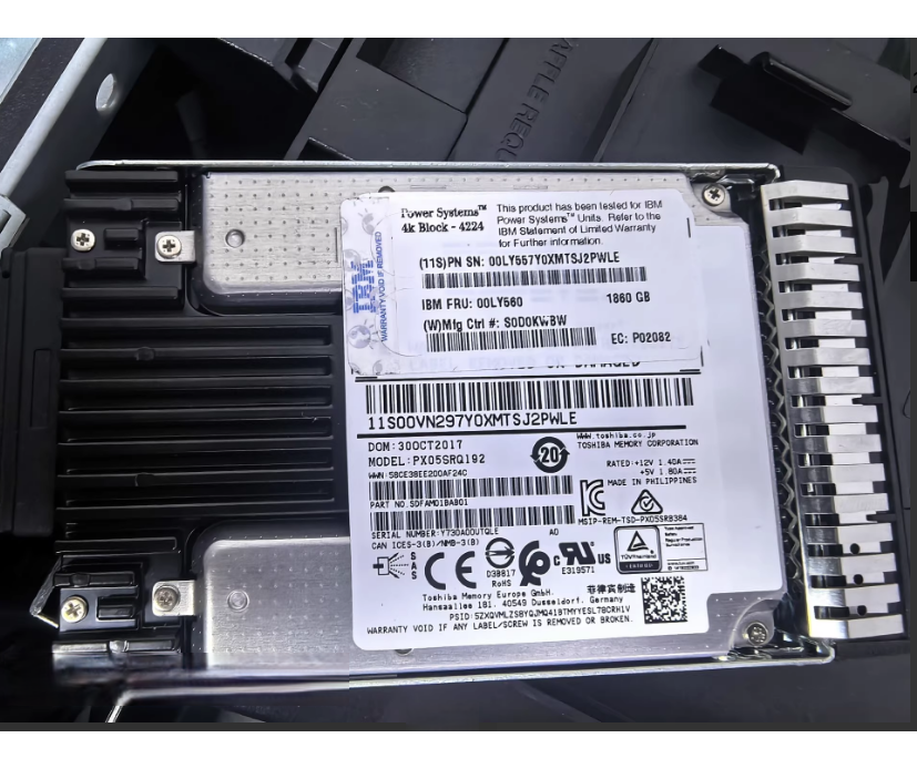 Original genuine 00LY557 1.86TB SAS hard drive enterprise grade disk body
