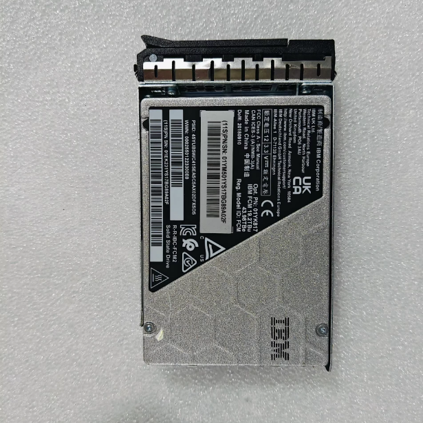 19.2TB NVMe hard drive model 02CL183 Original shelf number 02YC418 with complete heat dissipation solution