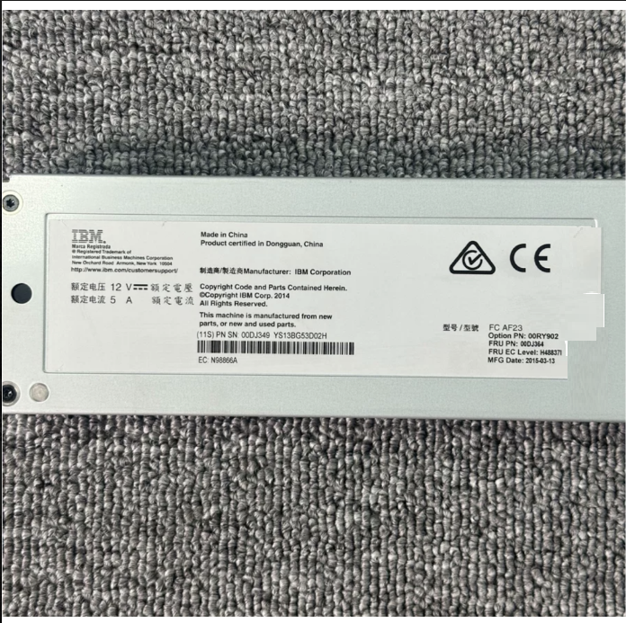 00DH304 2TB SSD expansion cabinet for IBM FlashSystem AF10 Storwize V5030F 12 bay disk kit 00DH514