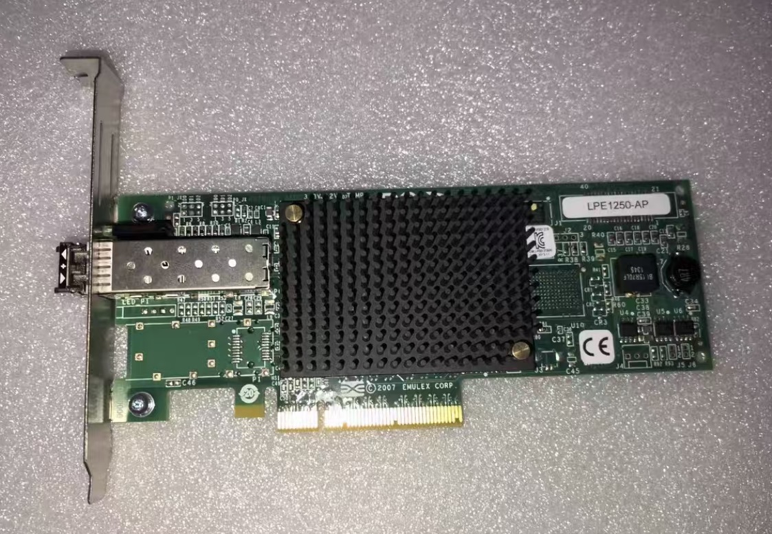 Original EMULEX LPE1250 8Gb PCIe Single Port Fiber Optic Card HBA Fiber Optic Adapter