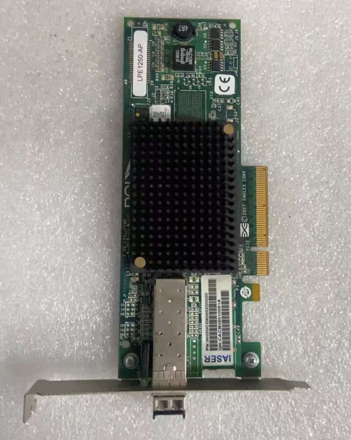 Original EMULEX LPE1250-AP 8Gb single port fiber optic card HBA