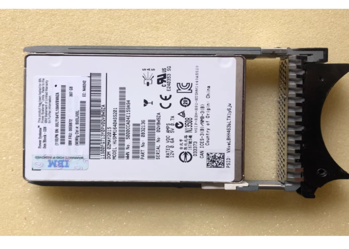 Original server hard drive: 387GB SAS hard drive 00E8672/00LY184